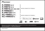 Pioneer XC-HM82-S - User manual - franÃ§ais