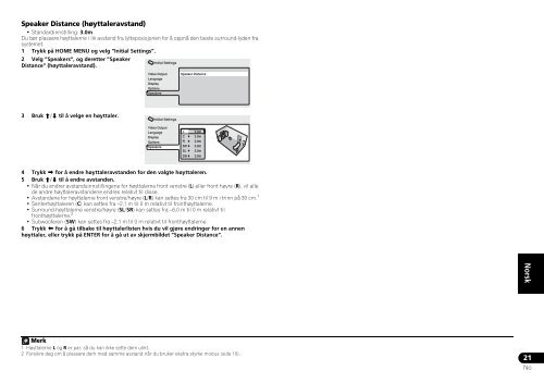 Pioneer DCS-368K - User manual - norv&eacute;gien, su&eacute;dois