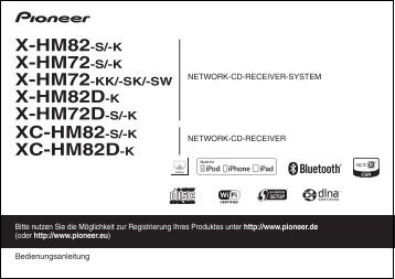 Pioneer X-HM82-S - User manual - allemand