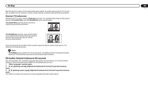 Pioneer DCS-525 - User manual - turc