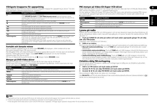 Pioneer DCS-368 - User manual - norv&eacute;gien, su&eacute;dois