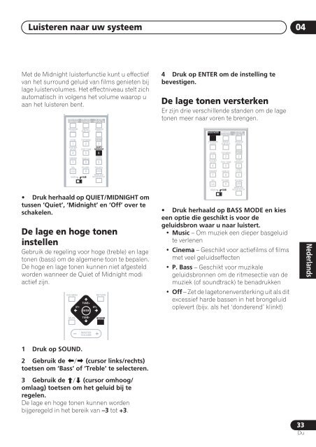 Pioneer DCS-525 - User manual - n&eacute;erlandais