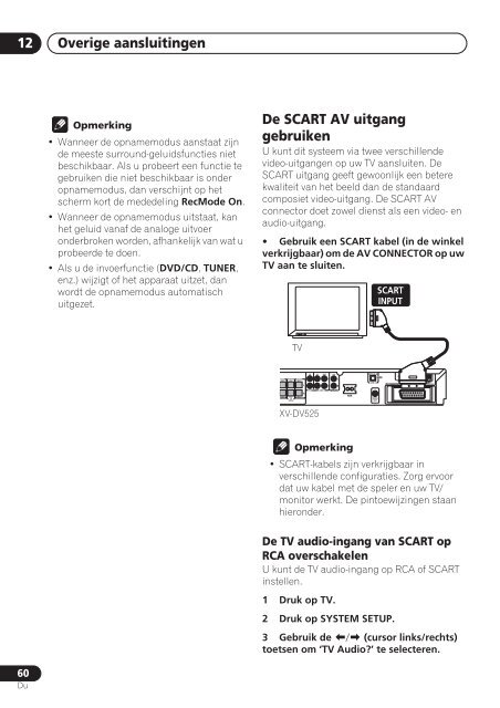 Pioneer DCS-525 - User manual - n&eacute;erlandais