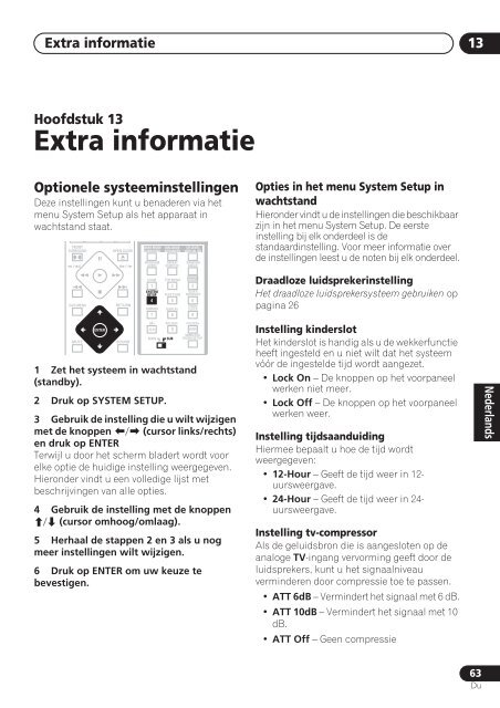 Pioneer DCS-525 - User manual - n&eacute;erlandais