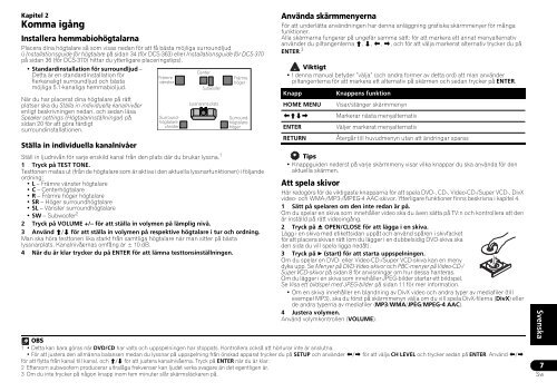 Pioneer DCS-370 - User manual - danois, norv&eacute;gien, su&eacute;dois