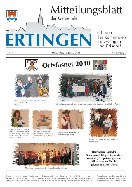 Ortsfasnet2010 - Ertingen