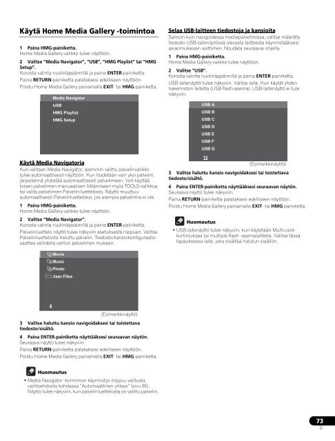 Pioneer PDP-LX6090H - User manual - finnois