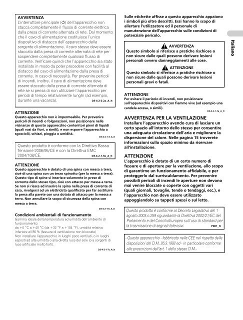 Pioneer PDP-LX6090 - User manual - espagnol, italien, n&eacute;erlandais, russe