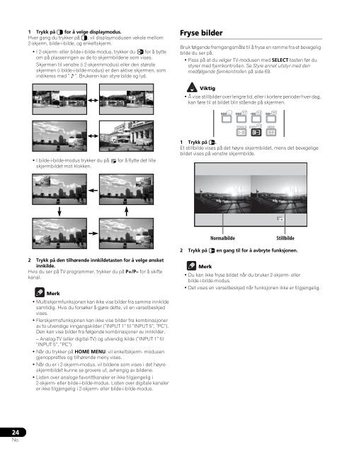 Pioneer PDP-LX6090 - User manual - danois, norv&eacute;gien, su&eacute;dois