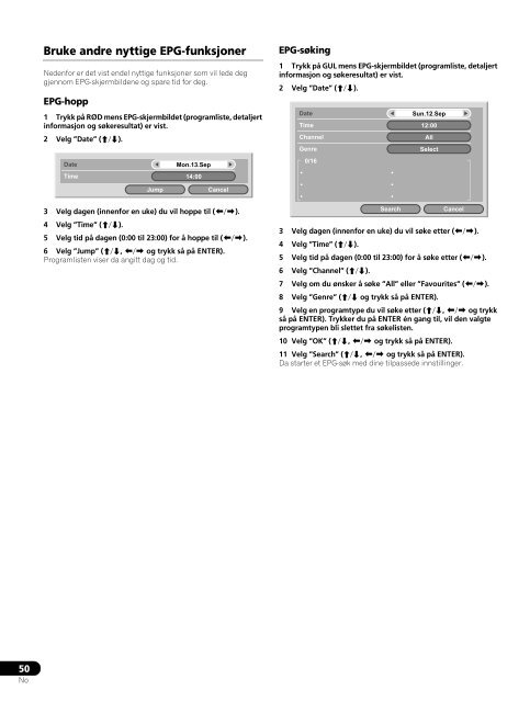 Pioneer PDP-LX6090 - User manual - danois, norv&eacute;gien, su&eacute;dois