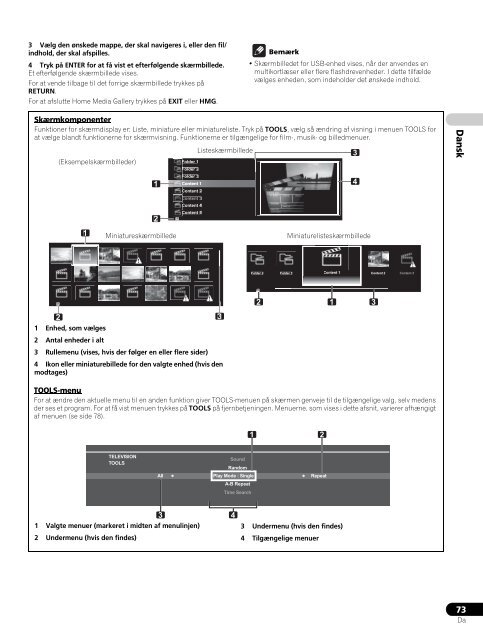 Pioneer PDP-LX5090H - User manual - danois, norv&eacute;gien, su&eacute;dois