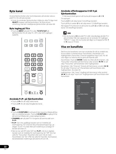 Pioneer PDP-LX5090H - User manual - danois, norv&eacute;gien, su&eacute;dois