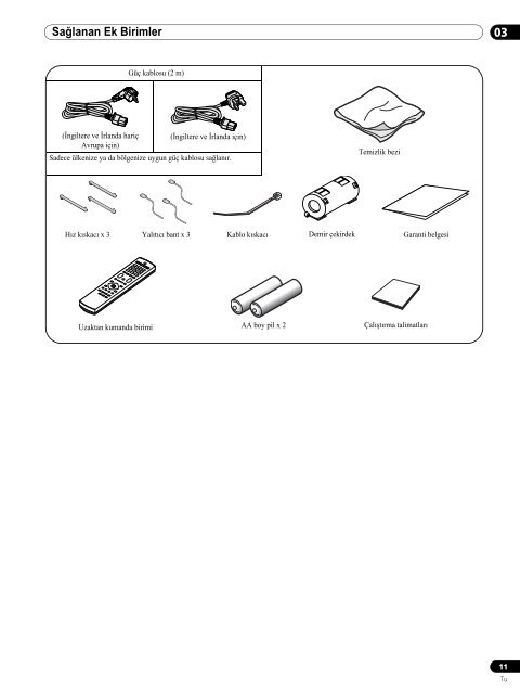 Pioneer PDP-507XA - User manual - turc