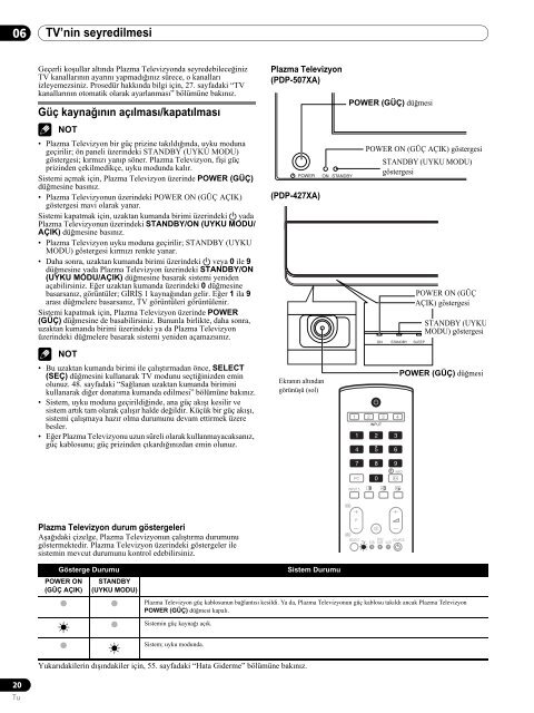 Pioneer PDP-507XA - User manual - turc