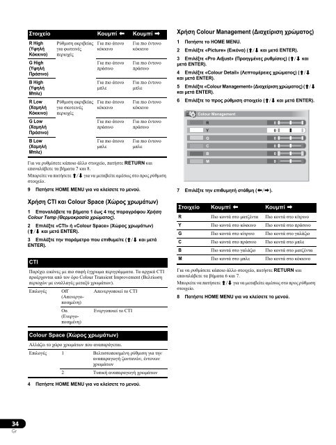 Pioneer PDP-LX6090 - User manual - grec