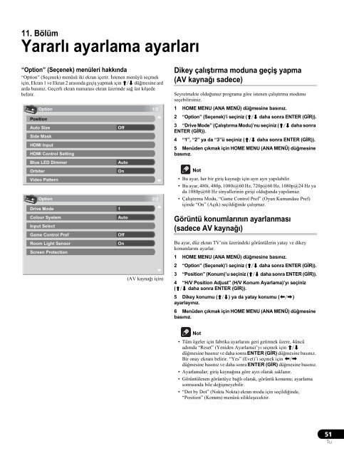 Pioneer PDP-LX6090 - User manual - turc