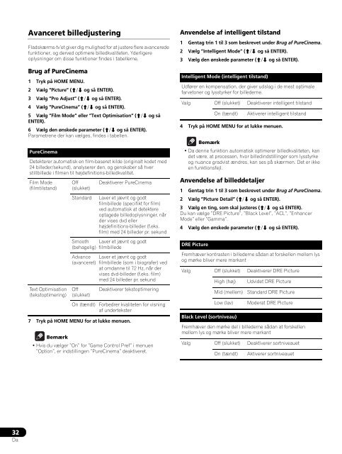 Pioneer PDP-LX5090 - User manual - danois, norv&eacute;gien, su&eacute;dois