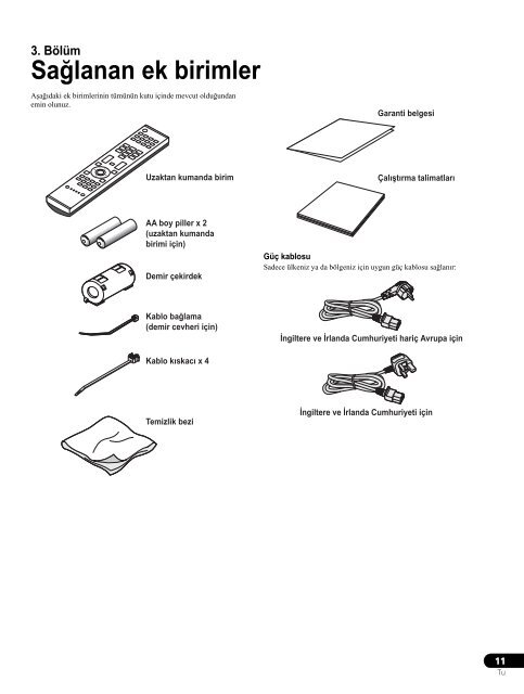 Pioneer PDP-LX5090 - User manual - turc