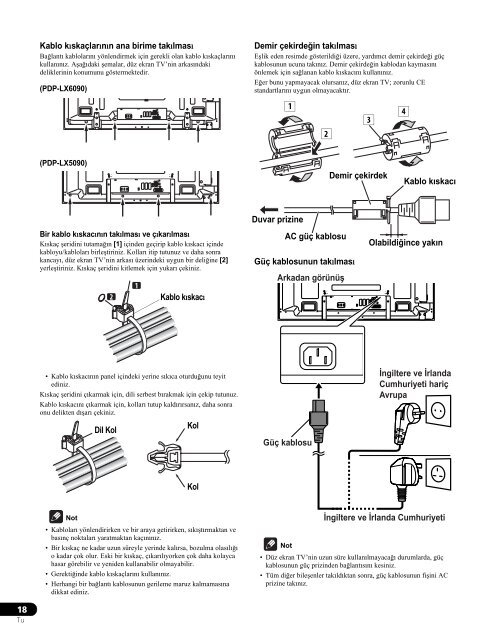 Pioneer PDP-LX5090 - User manual - turc