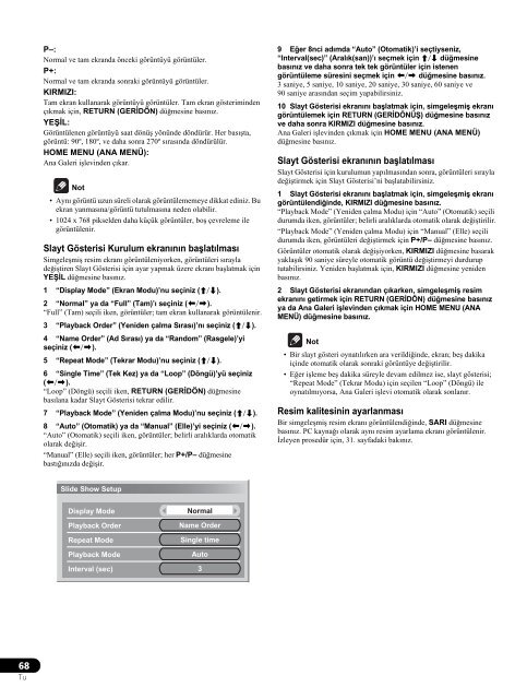 Pioneer PDP-LX5090 - User manual - turc