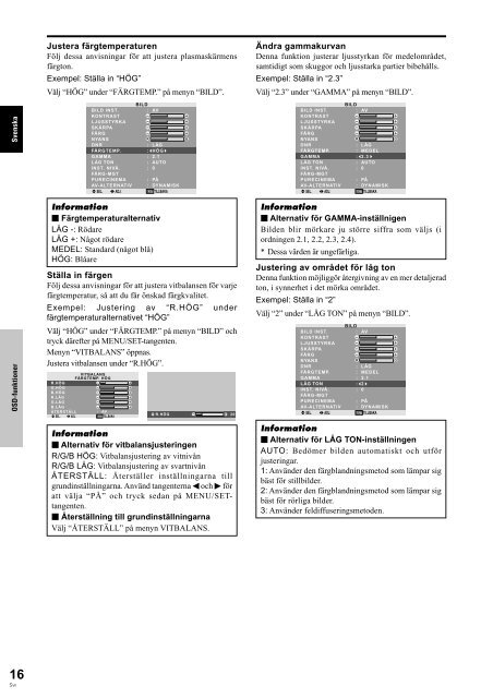 Pioneer PDP-615EX - User manual - su&eacute;dois