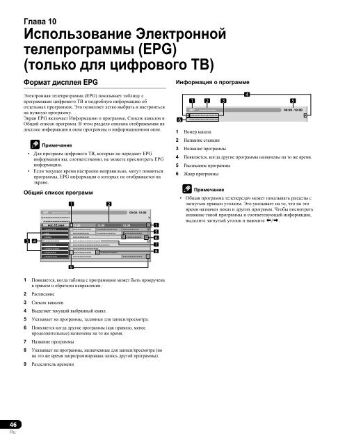 Pioneer PDP-LX5090 - User manual - russe