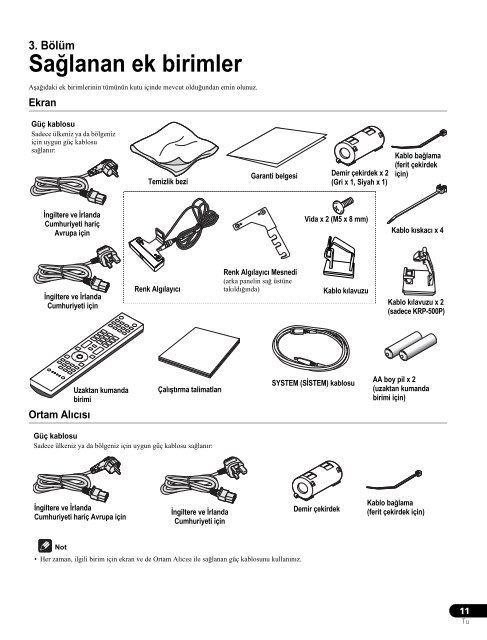 Pioneer KRP-600A - User manual - turc