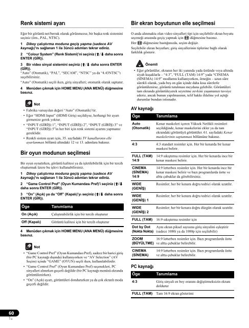 Pioneer KRP-600A - User manual - turc