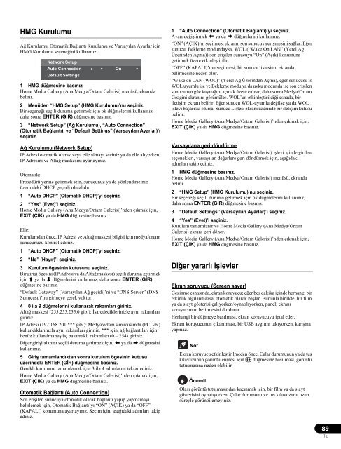 Pioneer KRP-600A - User manual - turc