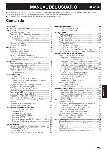 Pioneer KRL-32V - User manual - allemand, anglais, espagnol, fran&ccedil;ais, italien, n&eacute;erlandais, russe