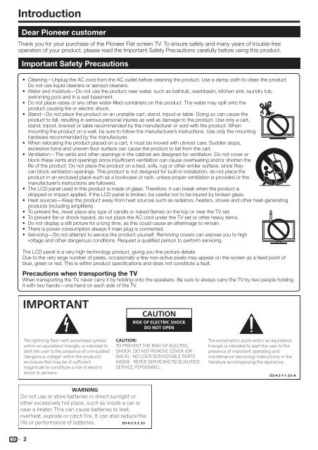 Pioneer KRL-32V - User manual - allemand, anglais, espagnol, fran&ccedil;ais, italien, n&eacute;erlandais, russe