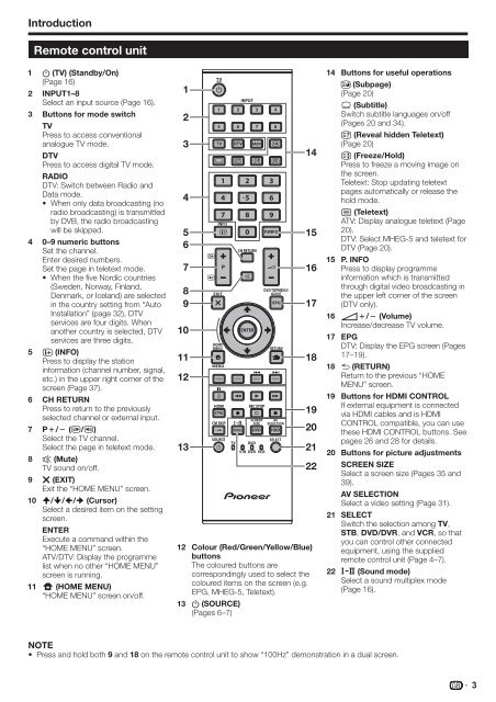 Pioneer KRL-32V - User manual - allemand, anglais, espagnol, fran&ccedil;ais, italien, n&eacute;erlandais, russe