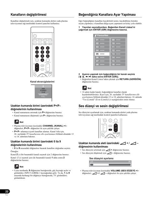 Pioneer PDP-4280XA - User manual - turc