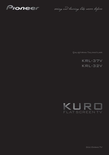 Pioneer KRL-32V - User manual - turc