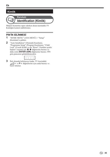 Pioneer KRL-32V - User manual - turc