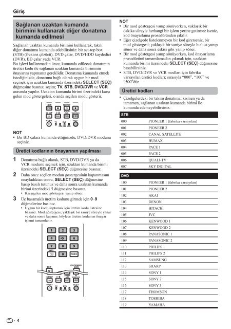 Pioneer KRL-32V - User manual - turc