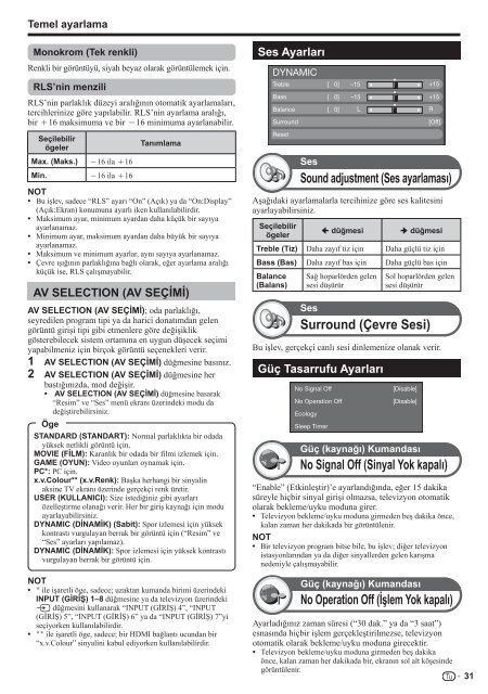 Pioneer KRL-37V - User manual - turc