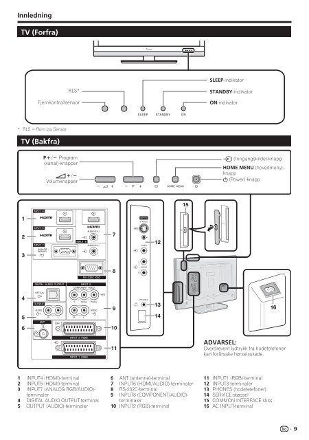 Pioneer KRL-37V - User manual - danois, finnois, norv&eacute;gien, su&eacute;dois