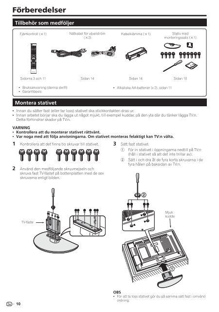 Pioneer KRL-37V - User manual - danois, finnois, norv&eacute;gien, su&eacute;dois