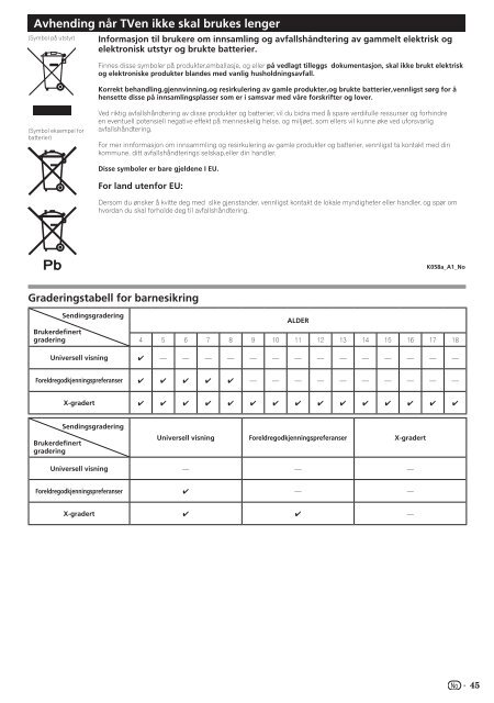 Pioneer KRL-37V - User manual - danois, finnois, norv&eacute;gien, su&eacute;dois