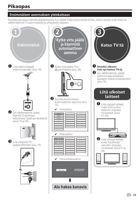 Pioneer KRL-37V - User manual - danois, finnois, norv&eacute;gien, su&eacute;dois