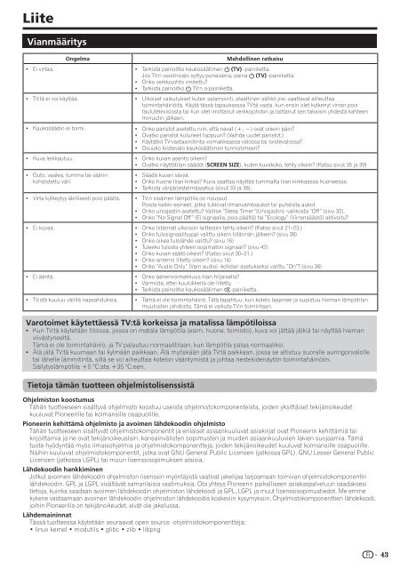 Pioneer KRL-37V - User manual - danois, finnois, norv&eacute;gien, su&eacute;dois