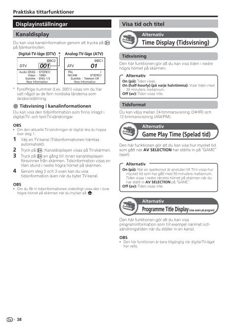 Pioneer KRL-37V - User manual - danois, finnois, norv&eacute;gien, su&eacute;dois