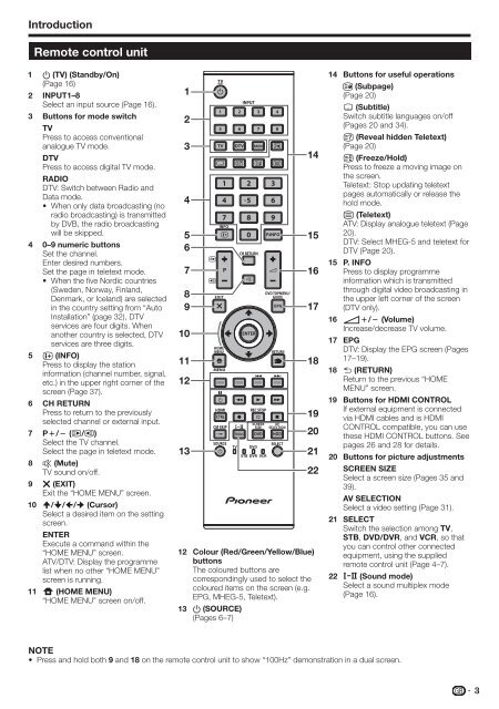 Pioneer KRL-46V - User manual - allemand, anglais, espagnol, fran&ccedil;ais, italien, n&eacute;erlandais, russe