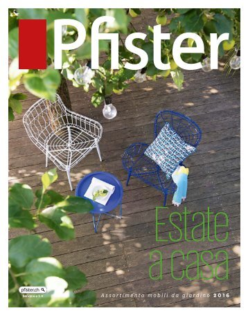 Assortimento mobili da giardino 2016