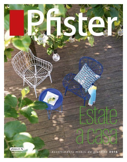 Assortimento mobili da giardino 2016