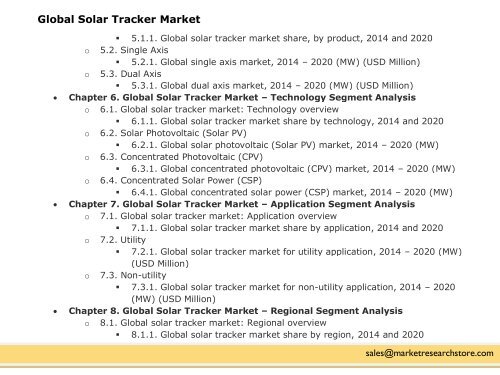 Global Solar Tracker Market