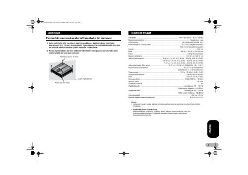 Pioneer PRS-A700 - User manual - finnois