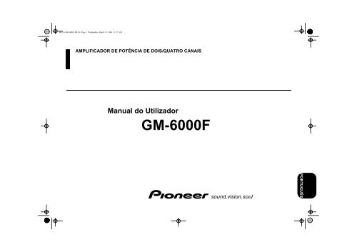 Pioneer GM-6000F - User manual - portugais