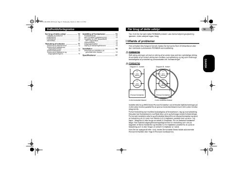 Pioneer GM-6000F - User manual - danois, norv&eacute;gien, su&eacute;dois